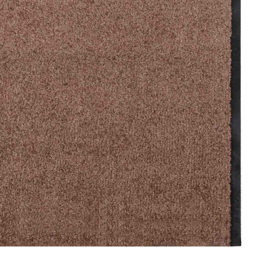 Dørmåtte Brun og sort 120 x 350 cm 100% polyamid