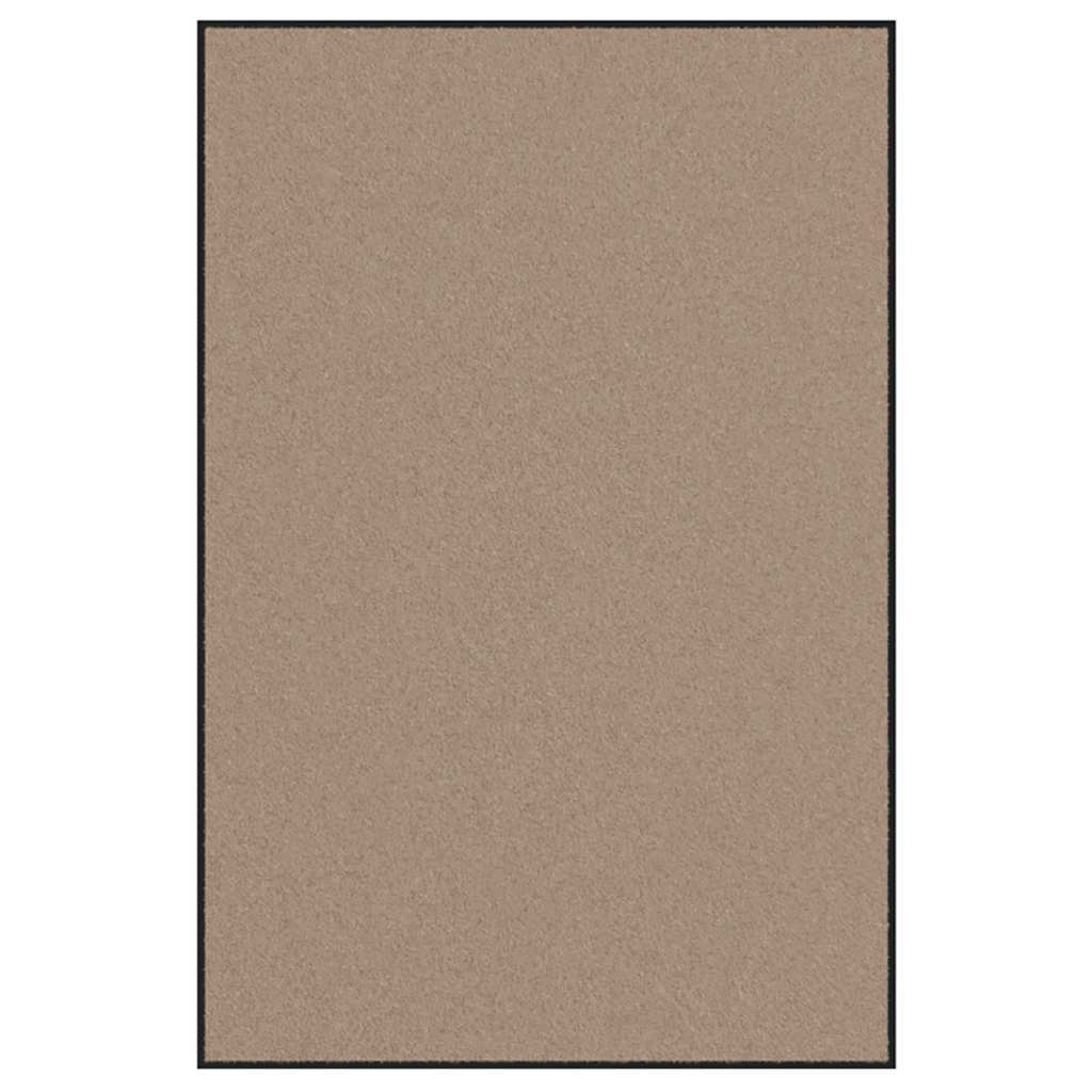 Dørmåtte Beige og sort 120 x 180 cm 100% polyamid