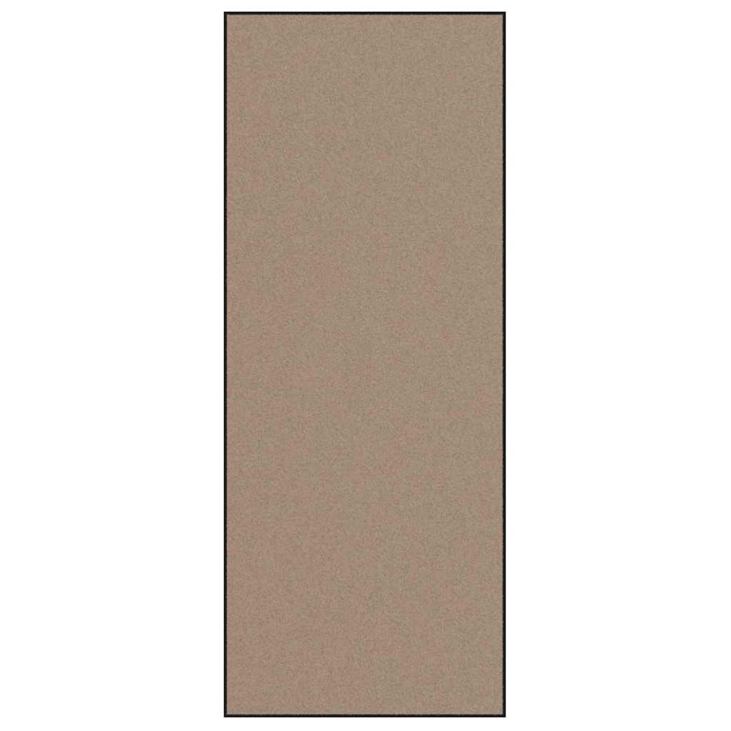 Dørmåtte Beige og sort 120 x 300 cm 100% polyamid