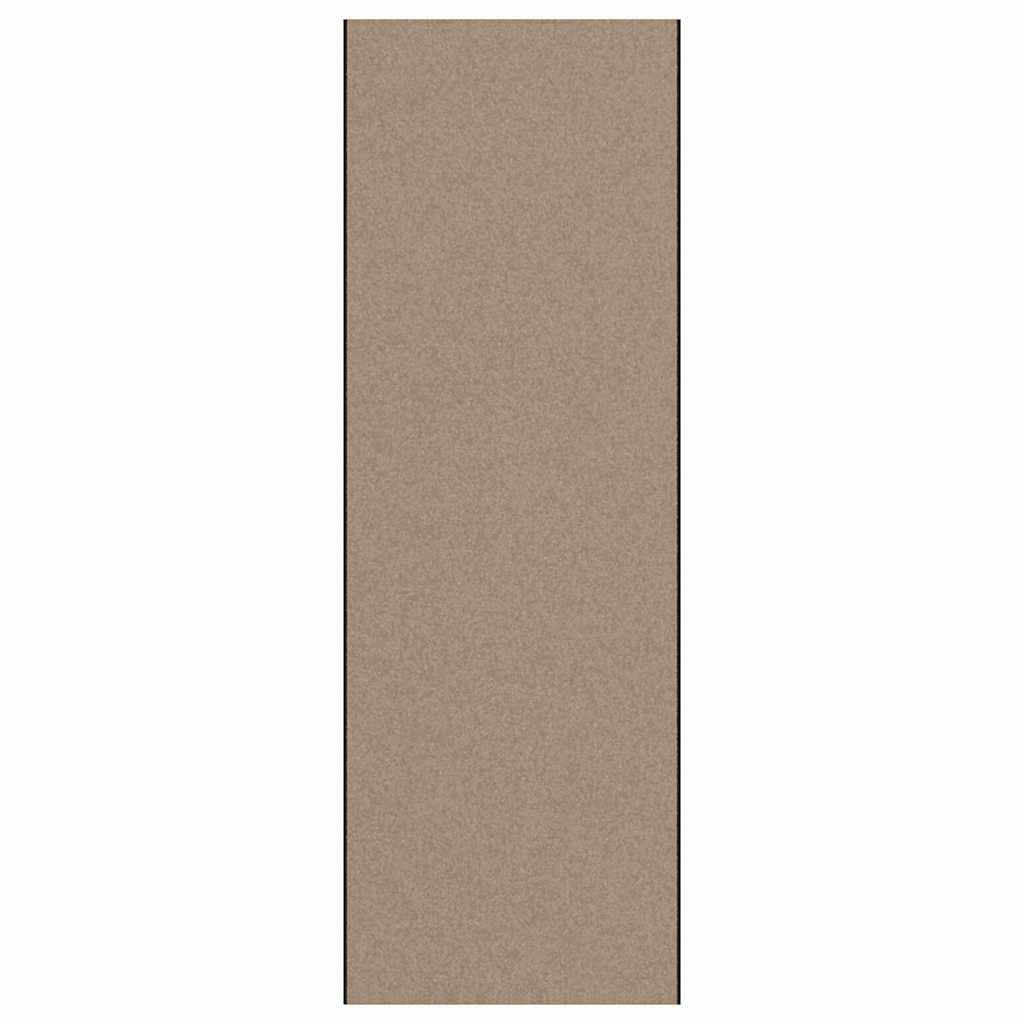 Dørmåtte Beige og sort 120 x 350 cm 100% polyamid