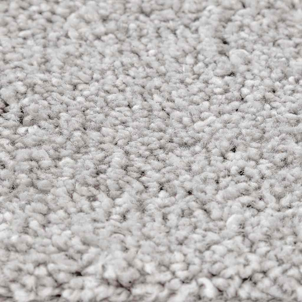 Anti-slip Shaggy tæppe Grå 120 x 120 cm PP