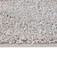 Anti-slip Shaggy tæppe Grå 120 x 120 cm PP