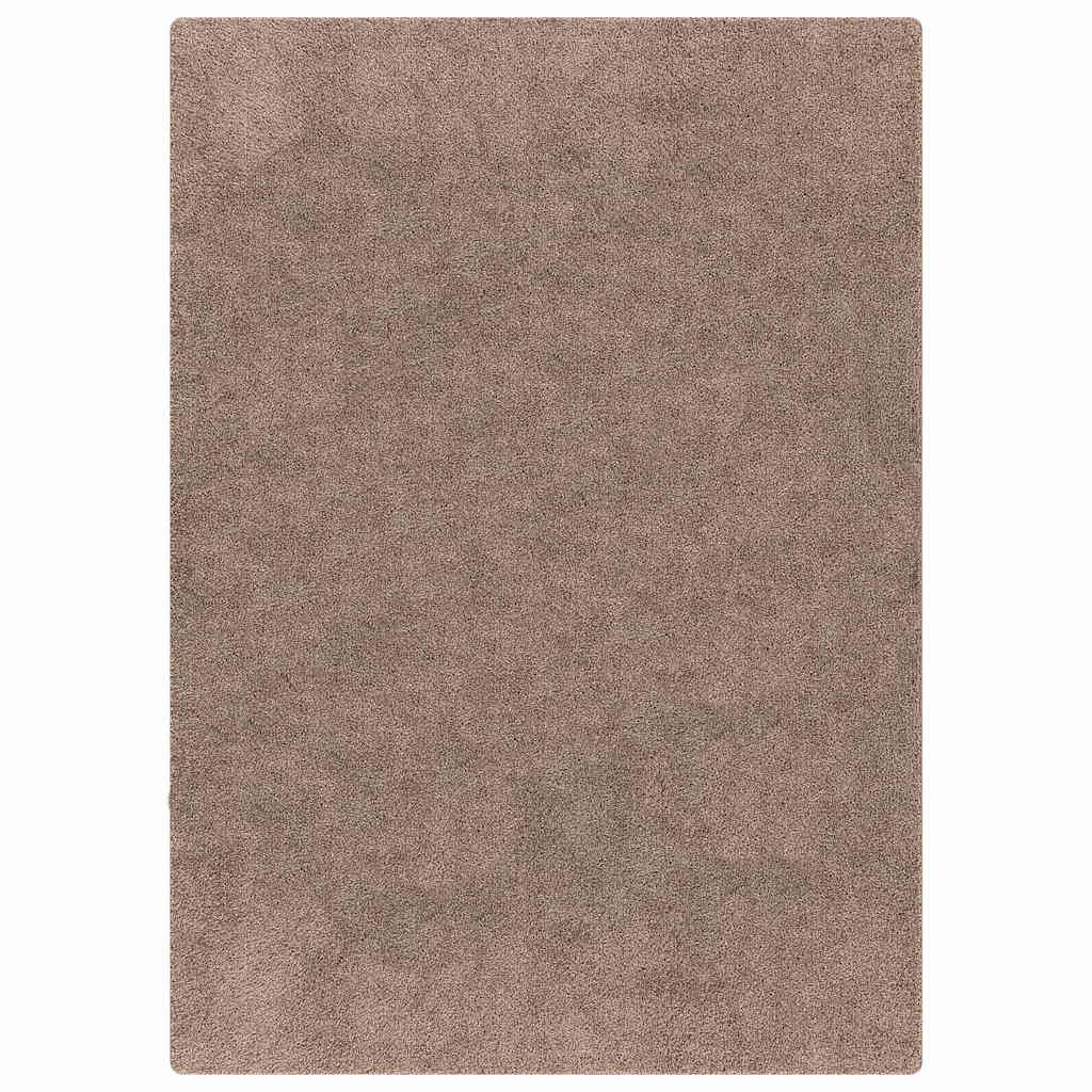 Anti-slip Shaggy tæppe Brun 120 x 170 cm PP
