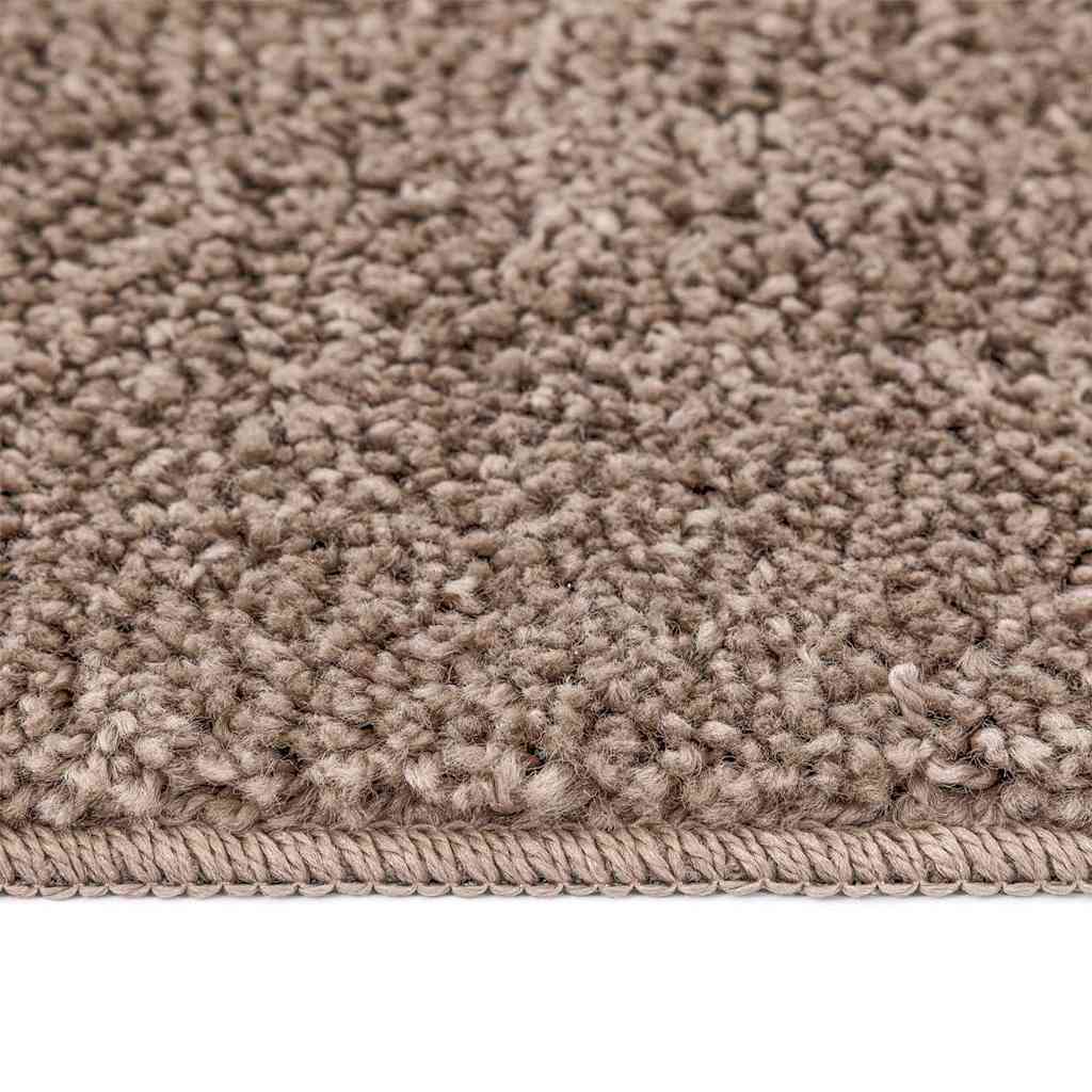 Anti-slip Shaggy tæppe Brun 160 x 230 cm PP