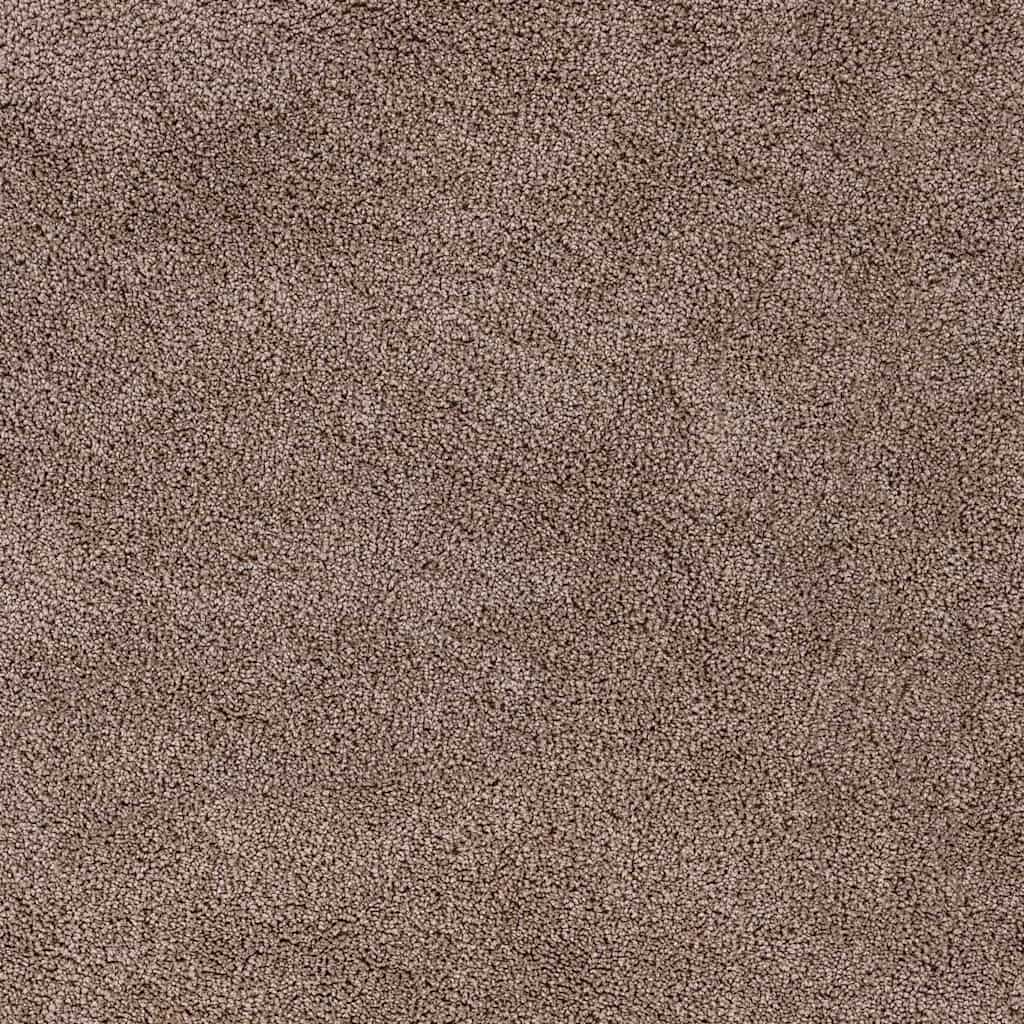 Anti-slip Shaggy tæppe Brun 200 x 200 cm PP