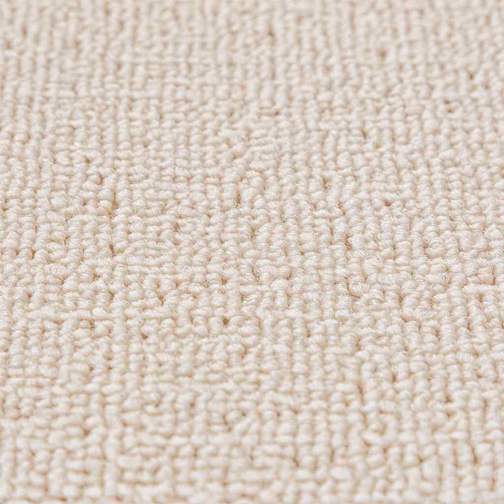 Skridsikre Trappemåtter 15 stk. 75 x 20 cm Creme PP Rektangulær