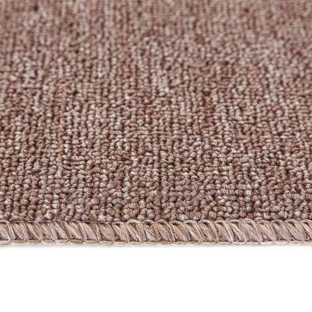 Skridsikre Trappemåtter 15 stk. 60 x 25 cm Lysebrun PP