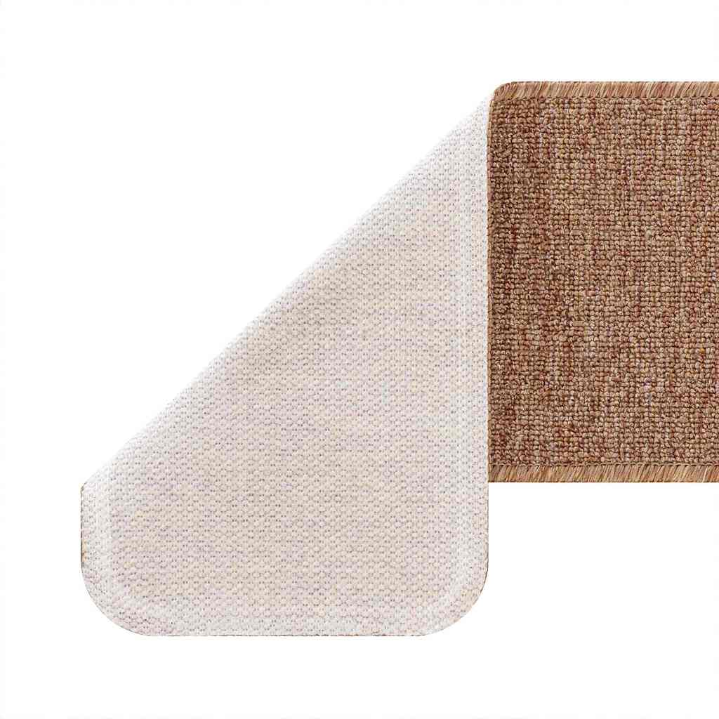 Skridsikre Trappemåtter 15 stk. 60 x 25 cm Gul PP Rektangulær