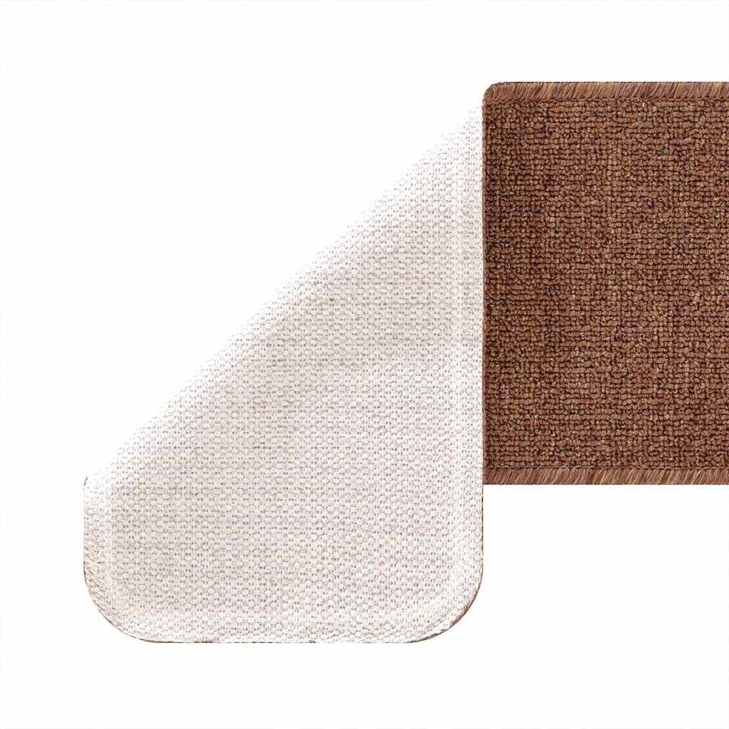 Skridsikre Trappemåtter 15 stk. 75 x 20 cm Gul PP Rektangulær