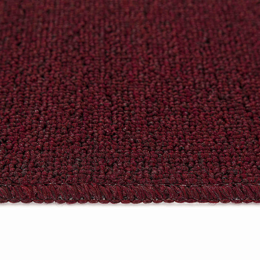 Skridsikre Trappemåtter 15 stk. 60 x 25 cm Bordeaux PP