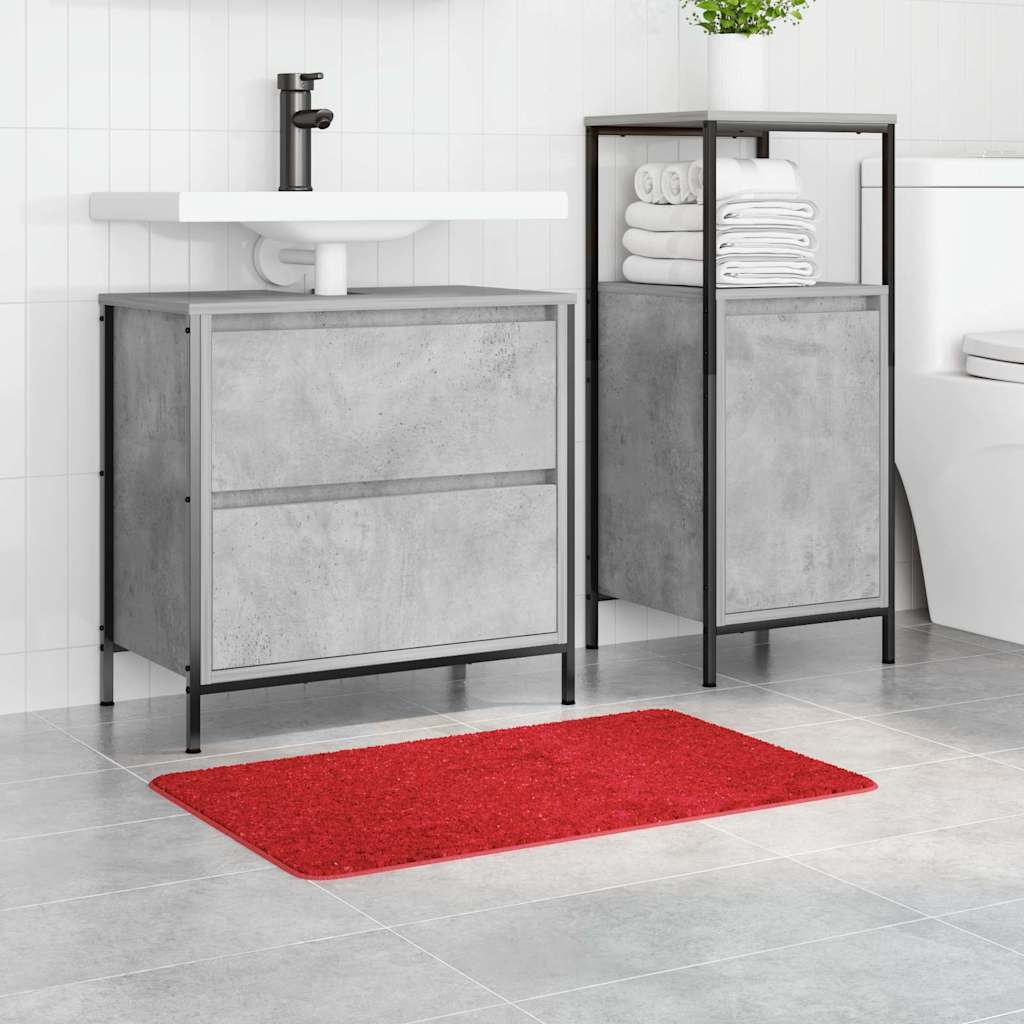 Antiskrid Badmåtte Rød 50 x 80 cm PP