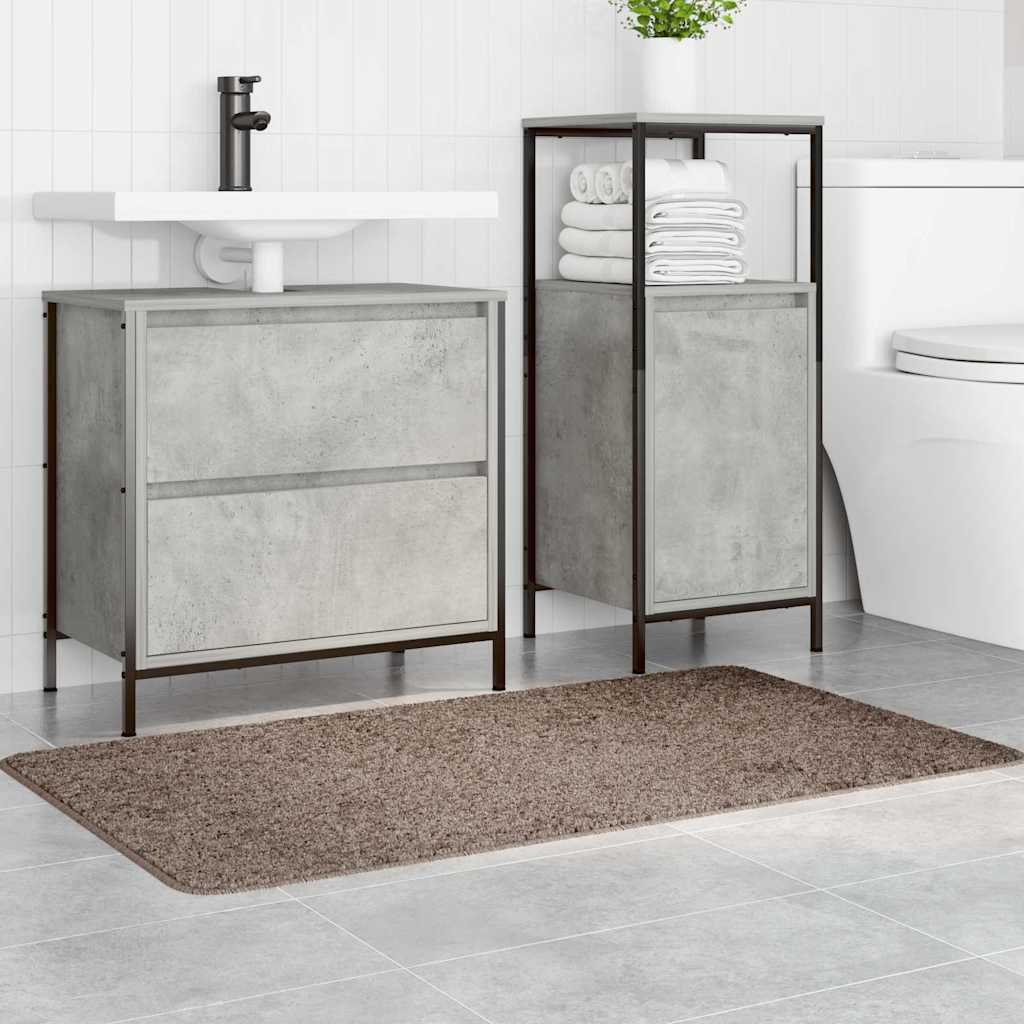 Antiskrid Badmåtte Brun 70 x 120 cm PP