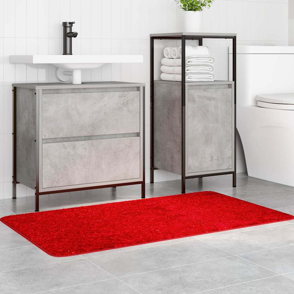 Antiskrid Badmåtte Rød 70 x 120 cm PP