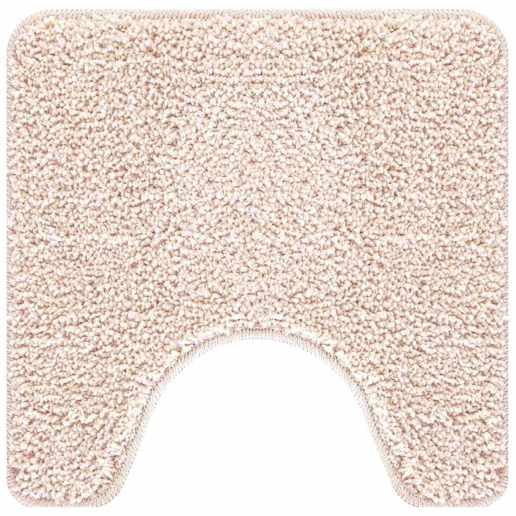 Anti-skid badevægs måttesæt 2 stk. Cremefarvet 50 x 50 cm PP