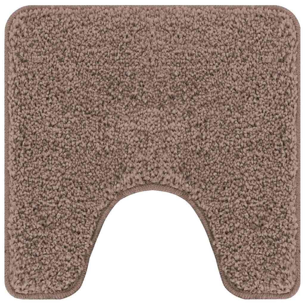 Anti-skid badevægs måttesæt 2 stk. Brun 50 x 50 cm PP