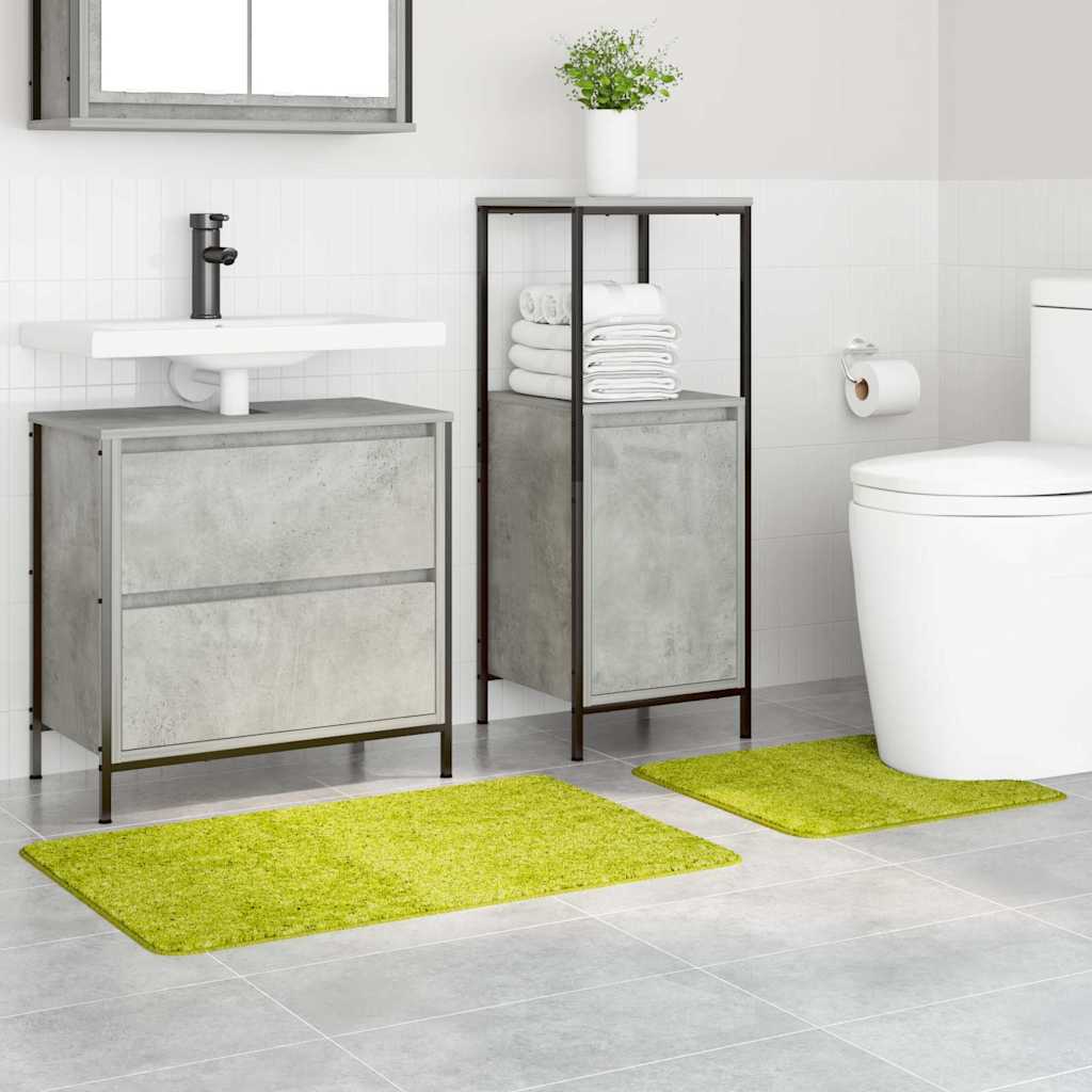 Anti-skid badevægs måttesæt 2 stk. Grøn 50 x 50 cm PP
