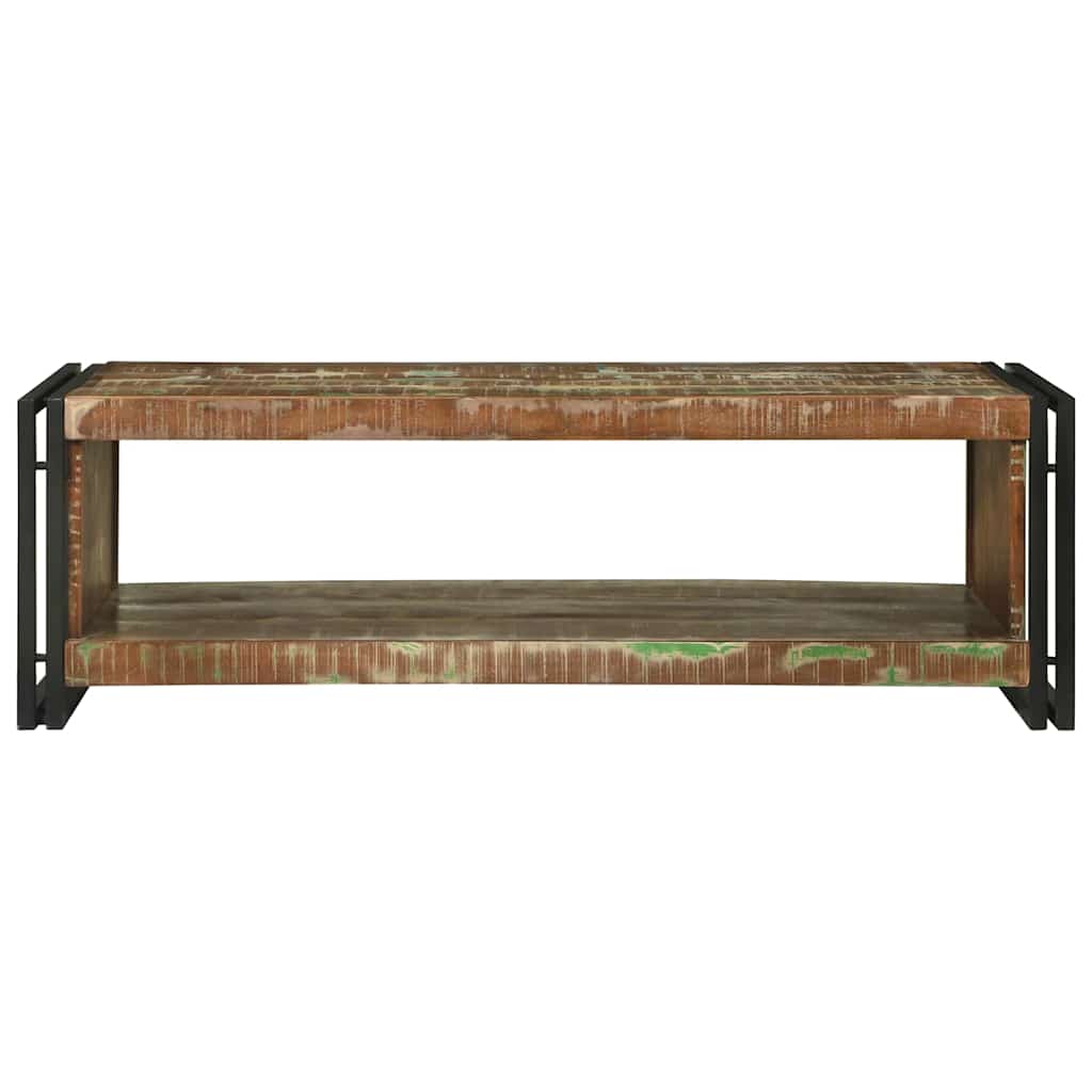 Sofabord Flerfarvet 120 x 50 x 38 cm Solid genbrugs træ