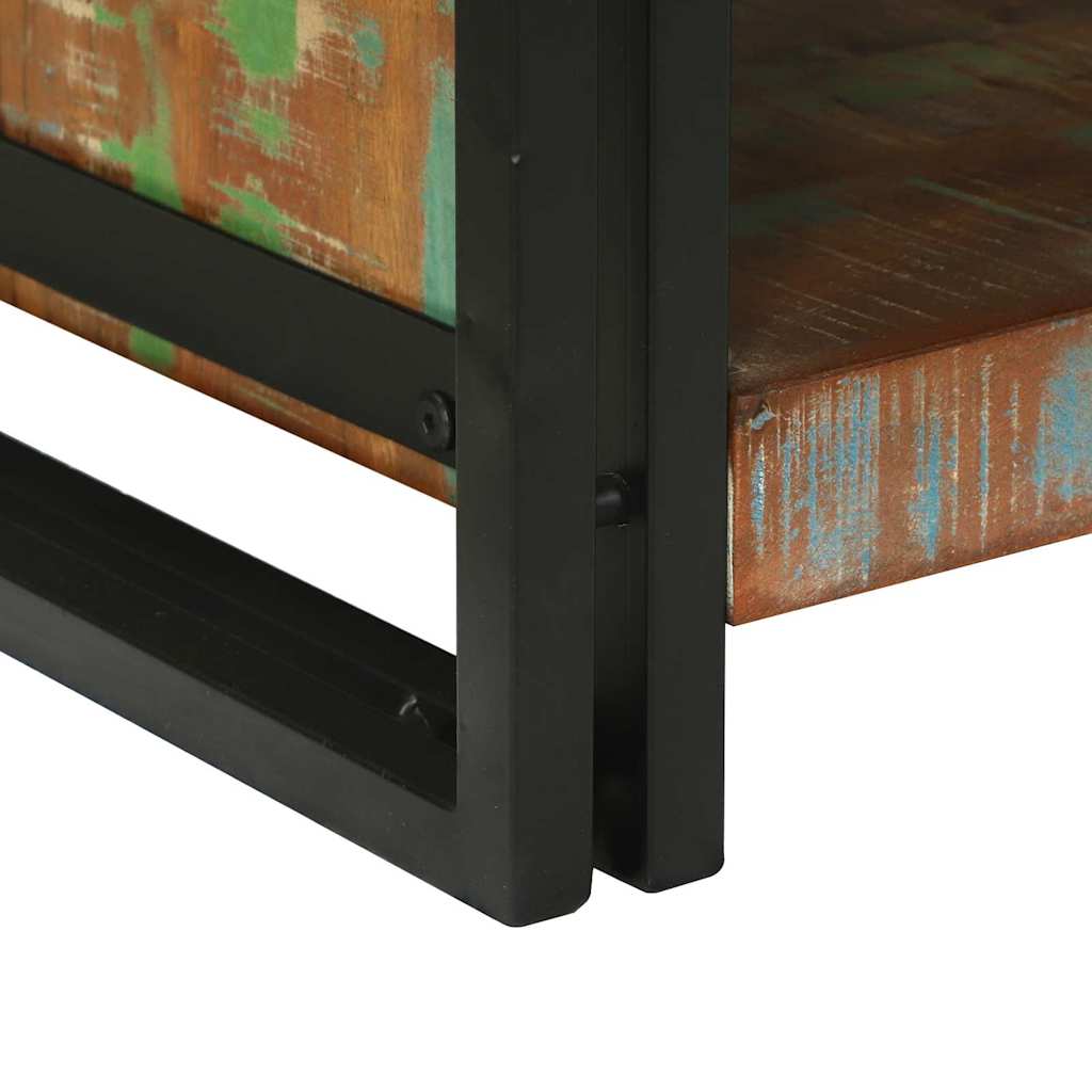 Sofabord Flerfarvet 90 x 50 x 38 cm Solid genbrugs træ