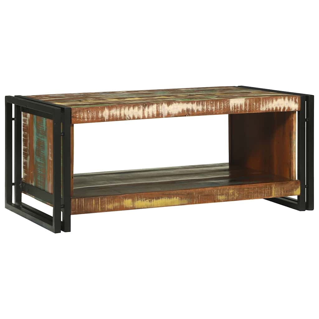 Sofabord Flerfarvet 90 x 50 x 38 cm Solid genbrugs træ