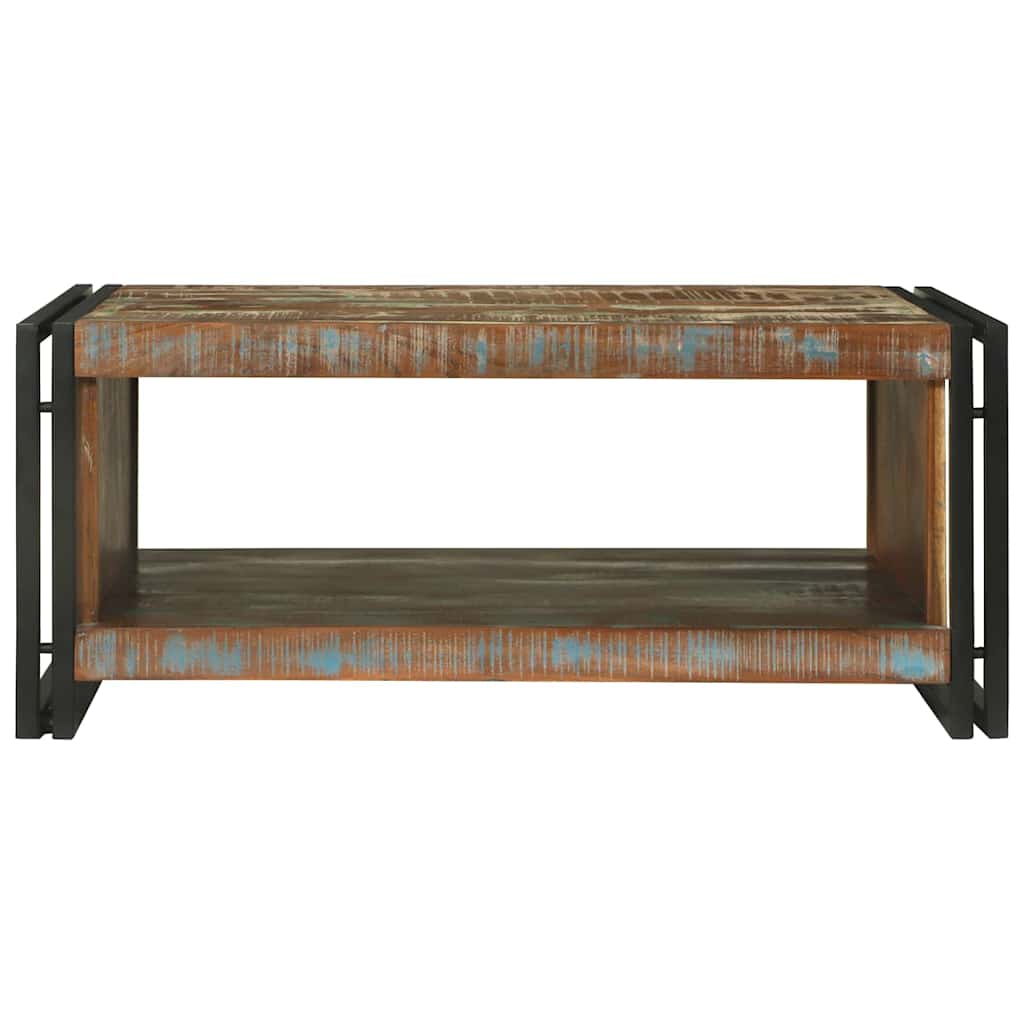 Sofabord Flerfarvet 90 x 50 x 38 cm Solid genbrugs træ