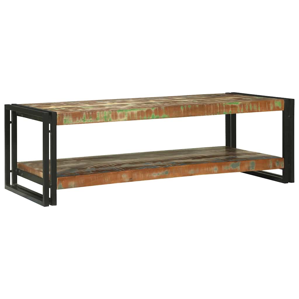 Sofabord Flerfarvet 120 x 50 x 38 cm Solid genbrugs træ