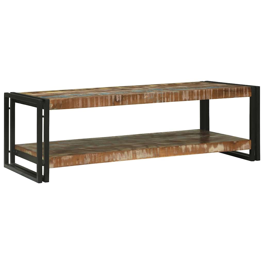 Sofabord Flerfarvet 120 x 50 x 38 cm Solid genbrugs træ
