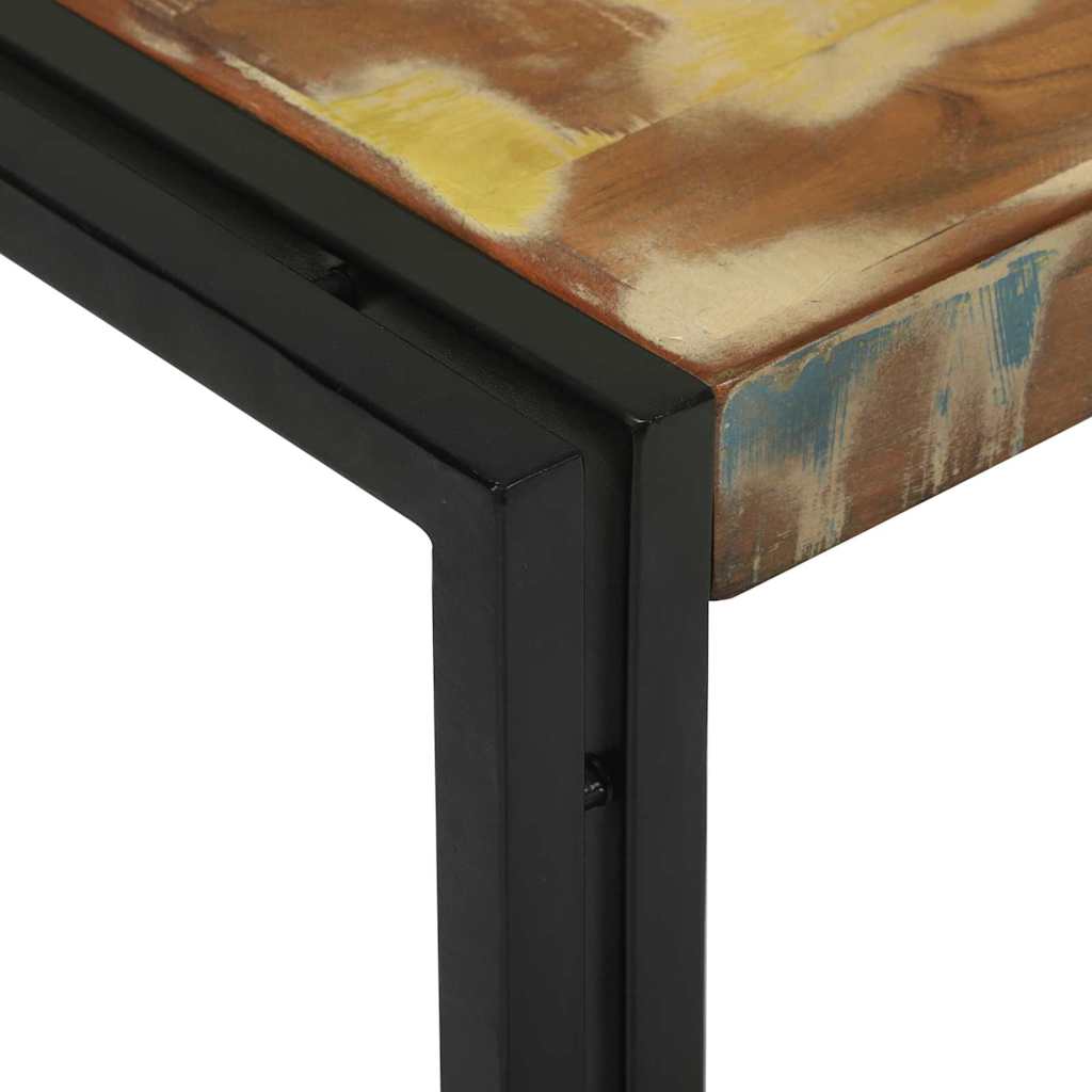 Sofabord 2 stk. Flerfarvet 48 x 40 x 40 cm Solid genbrugs træ