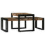 Sofabord 2 stk. Flerfarvet 48 x 40 x 40 cm Solid genbrugs træ