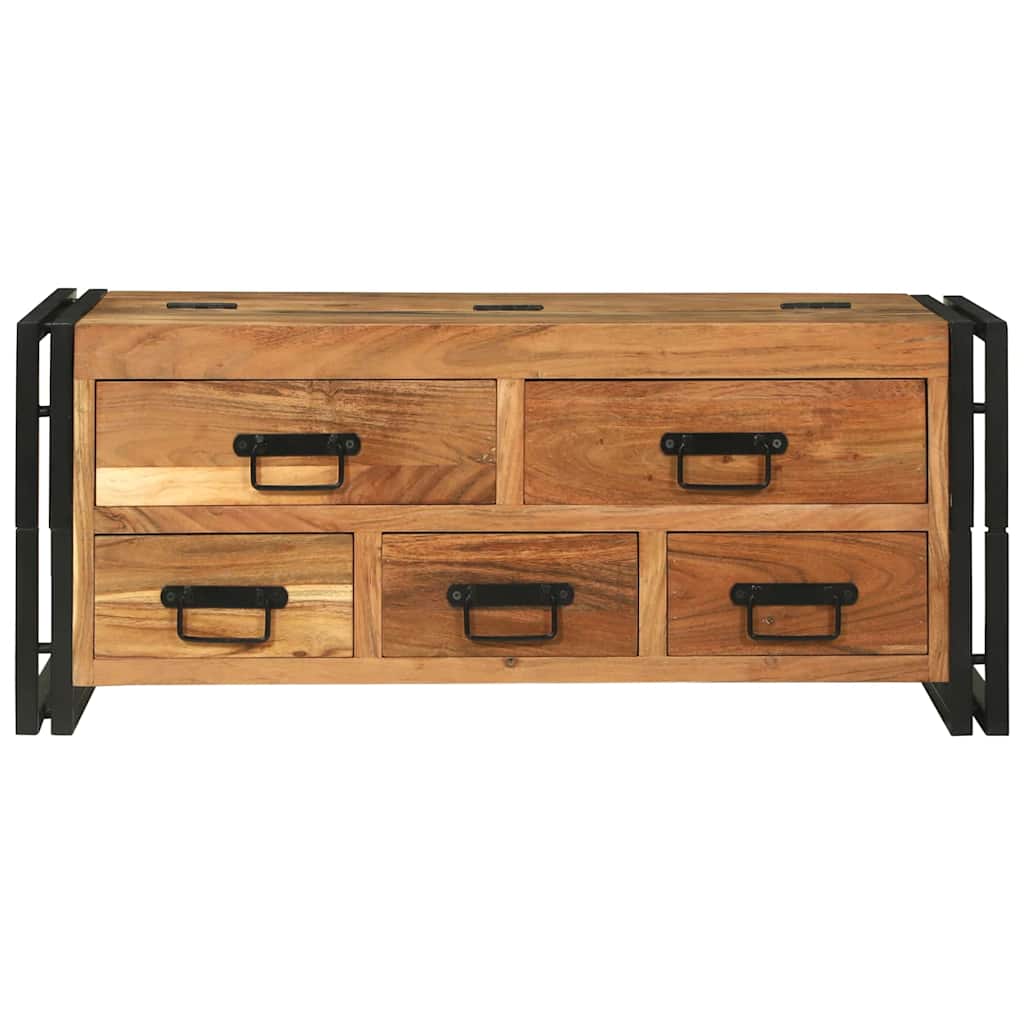 Sofabord med skuffe Brun 90 x 50 x 38 cm Massivt Akacietræ
