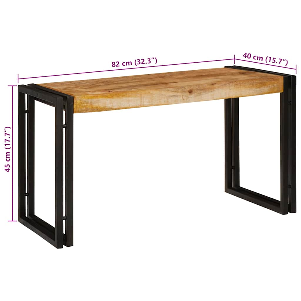 Nesting Bord 3 stk. Brun og sort 82 x 40 x 45 cm