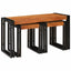 Nesting Bord 3 stk. Brun og sort 82 x 40 x 45 cm