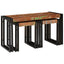 Nesting Bord 3 stk. Brun og sort 82 x 40 x 45 cm