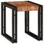 Nesting Bord 3 stk. Brun og sort 82 x 40 x 45 cm
