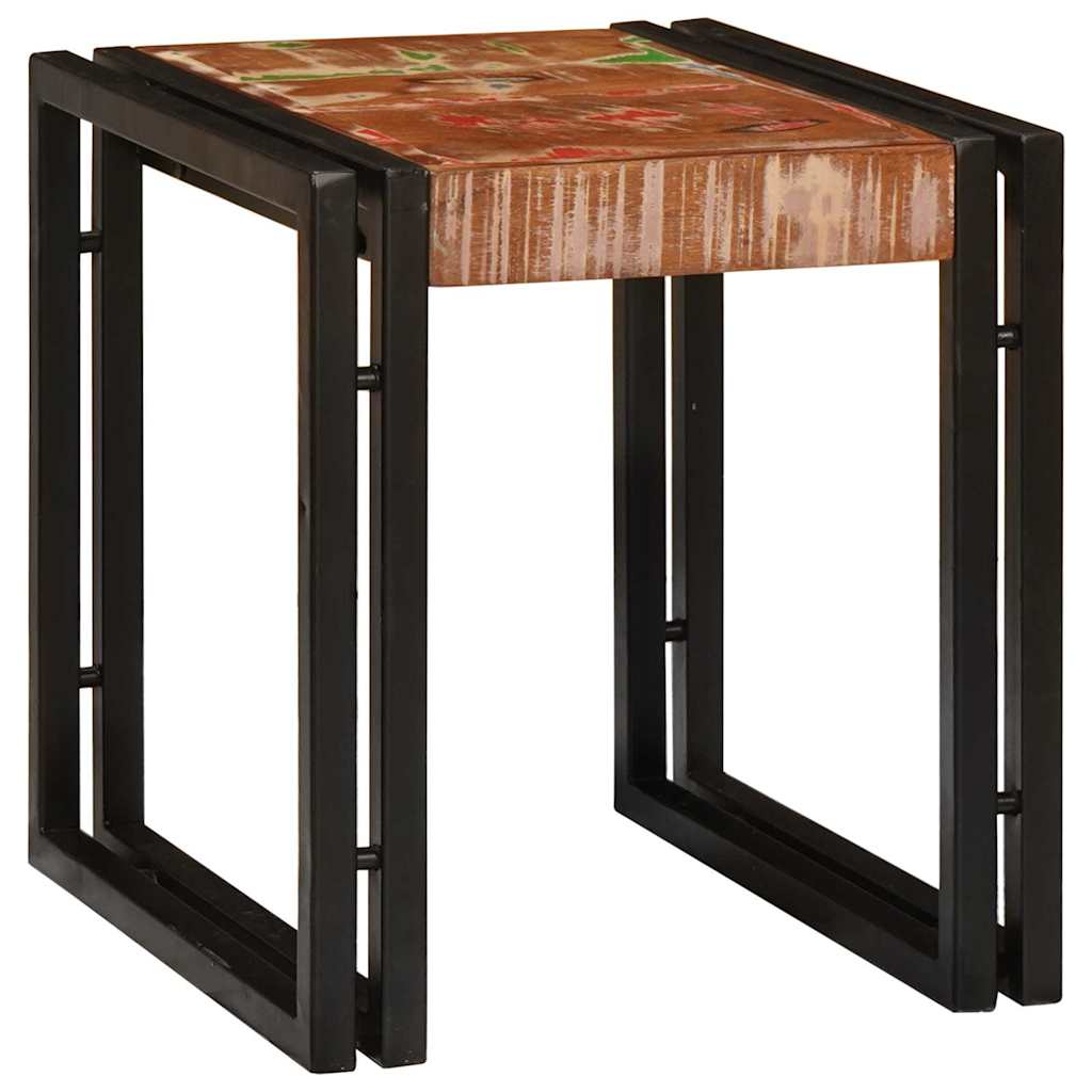 Nesting Bord 3 stk. Brun og sort 82 x 40 x 45 cm