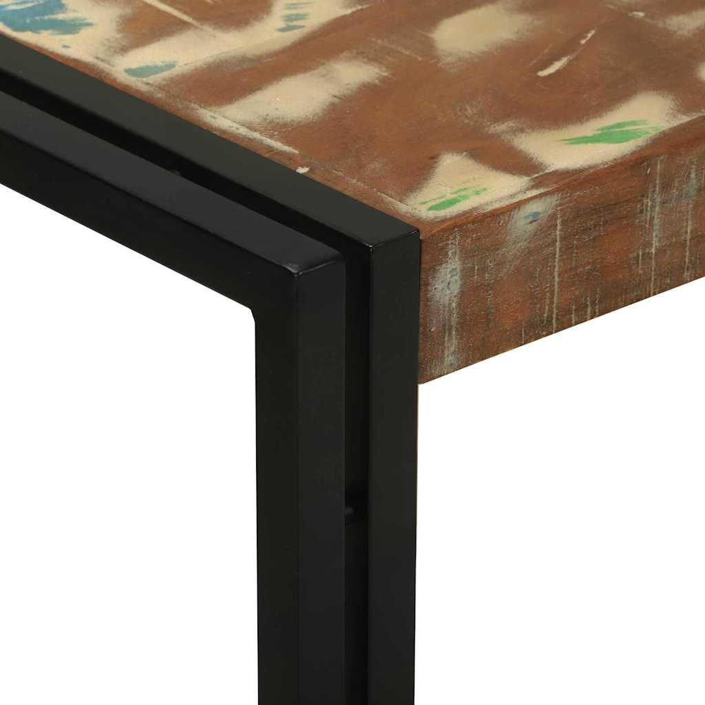 Konsolbord Flerfarvet 120 x 33 x 75 cm Solid genbrugs træ
