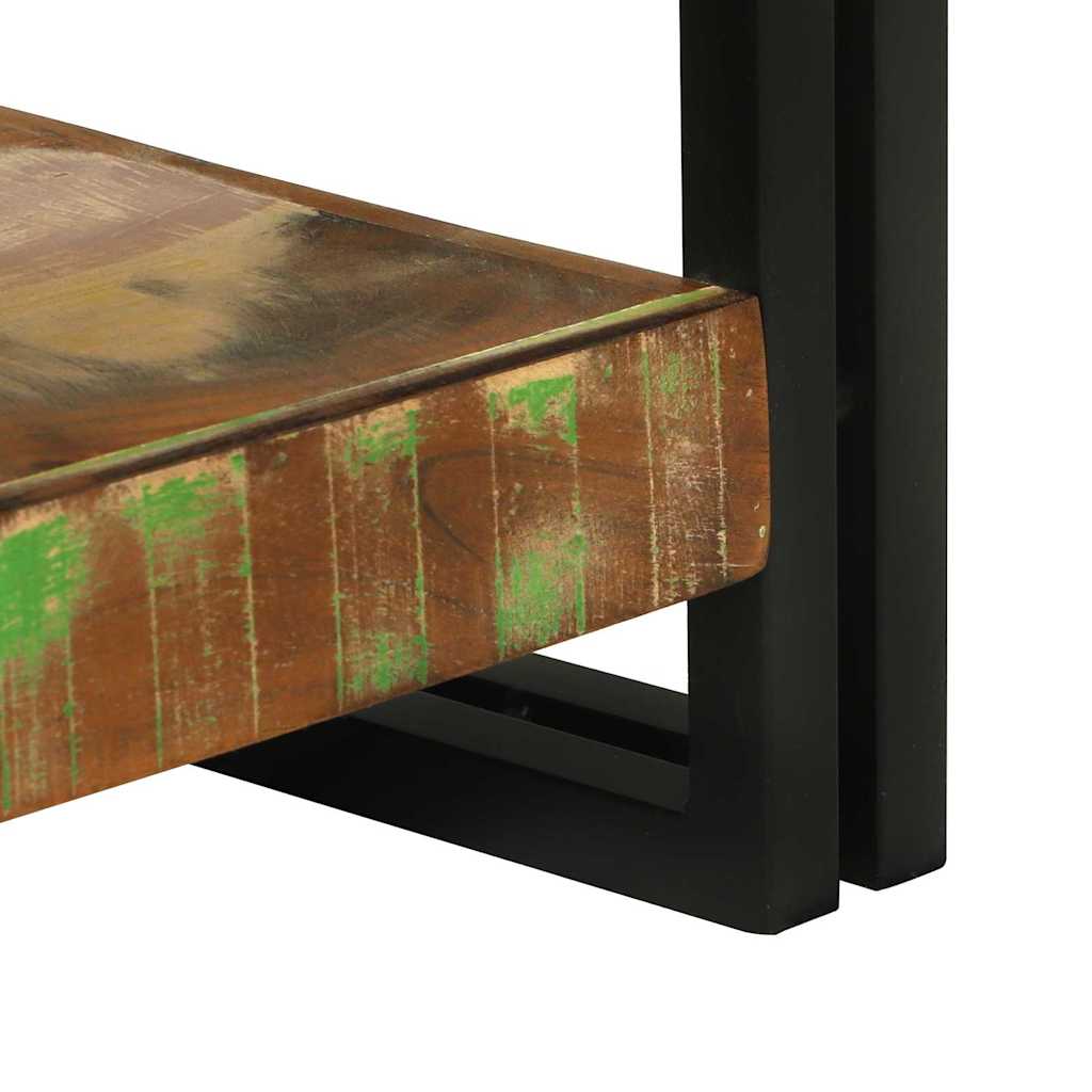Konsolbord Flerfarvet 120 x 33 x 75 cm Solid genbrugs træ