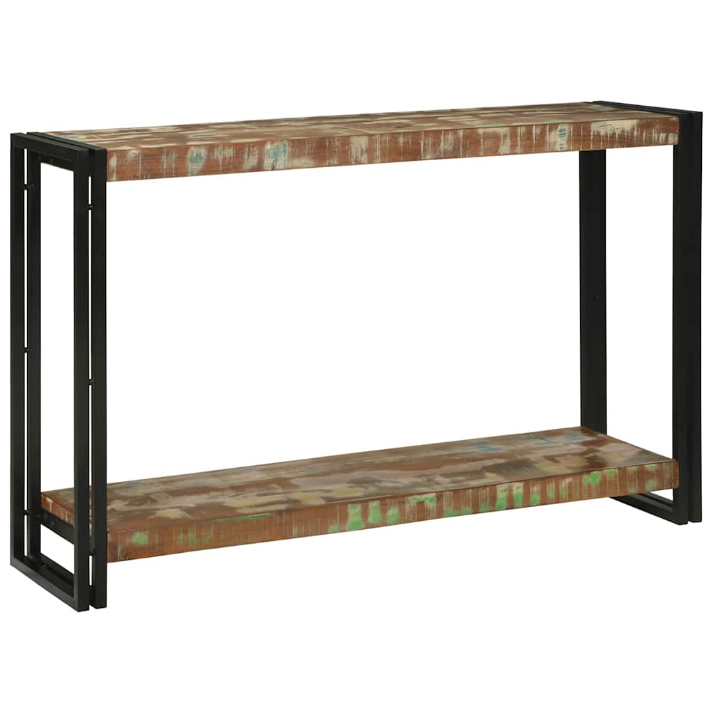 Konsolbord Flerfarvet 120 x 33 x 75 cm Solid genbrugs træ
