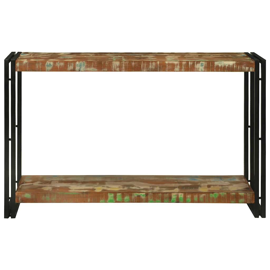 Konsolbord Flerfarvet 120 x 33 x 75 cm Solid genbrugs træ