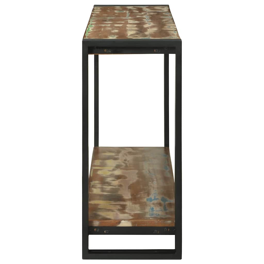 Konsolbord Flerfarvet 120 x 33 x 75 cm Solid genbrugs træ
