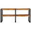 Konsolbord med hylde Brun 160 x 33 x 75 cm Massivt mangotræ