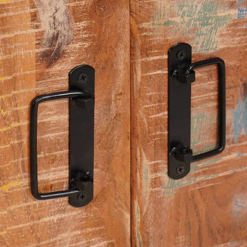 Sideboard med døre Brun Massiv genvundet træ og metal