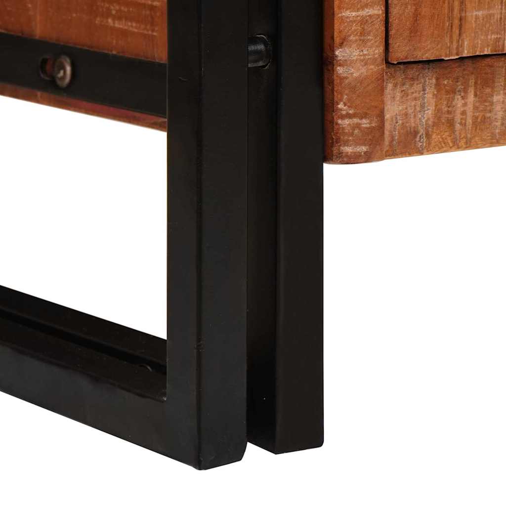 Sideboard med døre Brun Massiv genvundet træ og metal