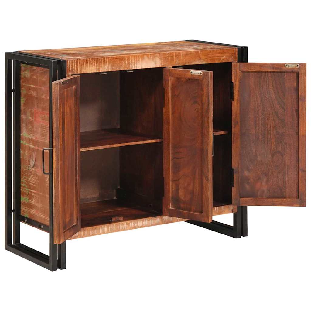 Sideboard med døre Brun Massiv genvundet træ og metal