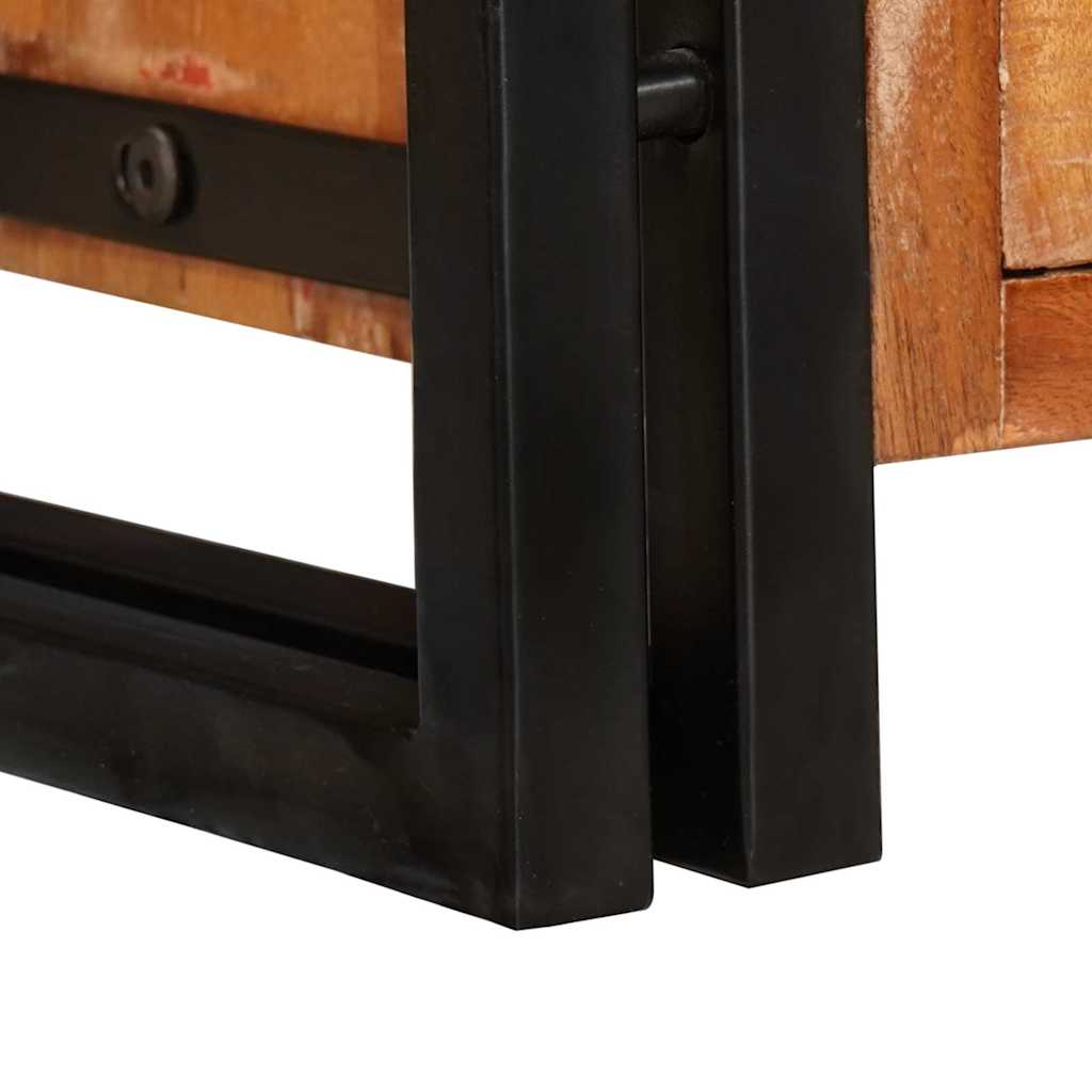 TV-skab Flerfarvet 120 x 33 x 50 cm Massivt genanvendt træ