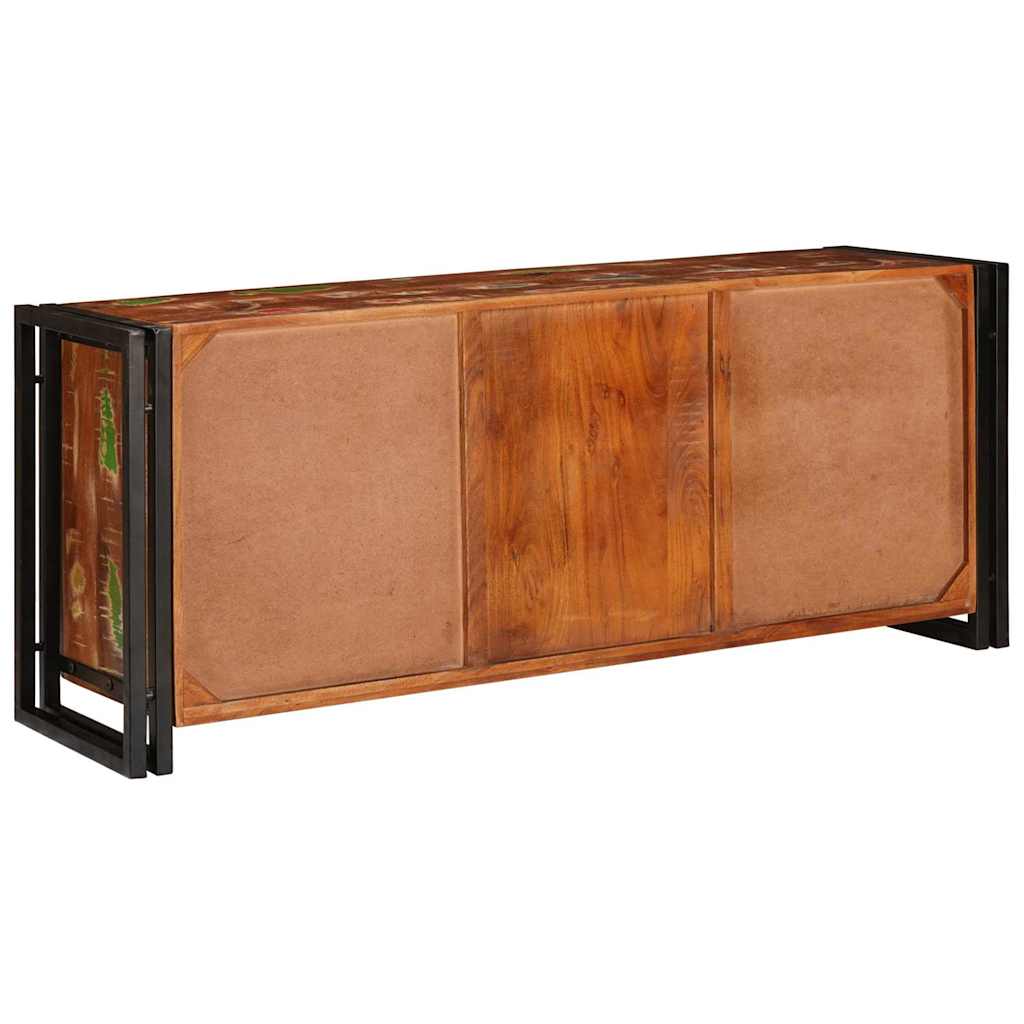 TV-skab Flerfarvet 120 x 33 x 50 cm Massivt genanvendt træ