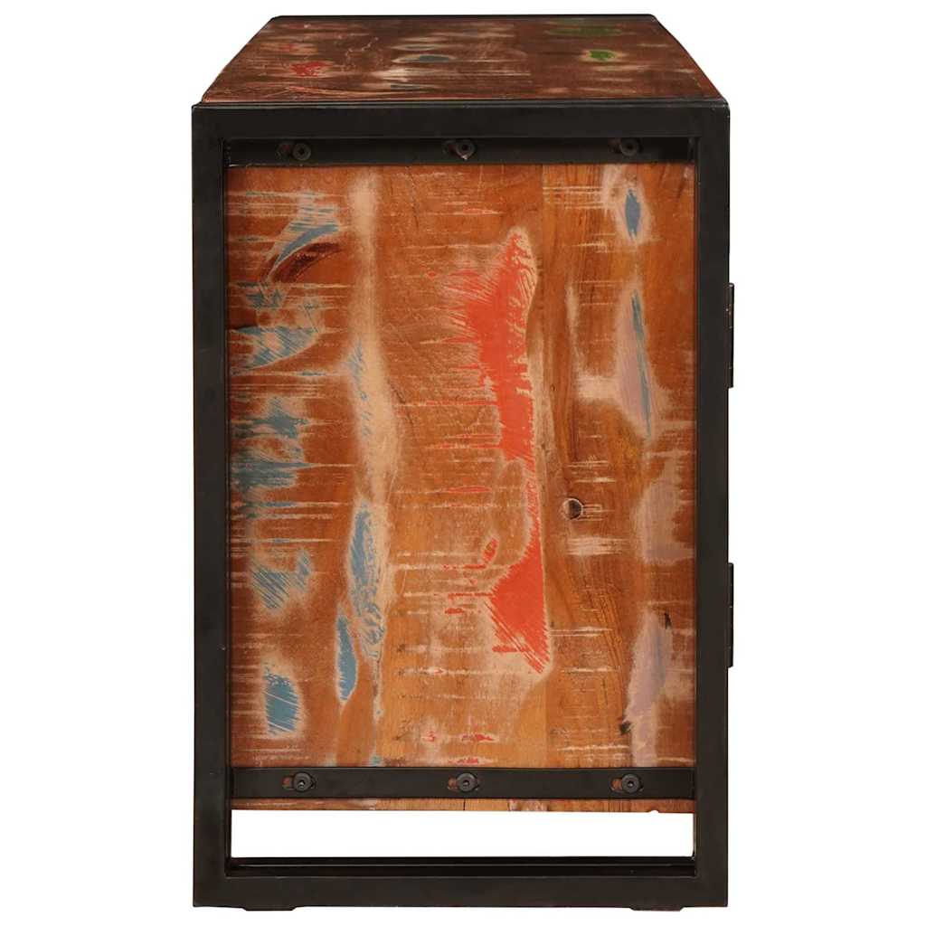 TV-skab Flerfarvet 120 x 33 x 50 cm Massivt genanvendt træ