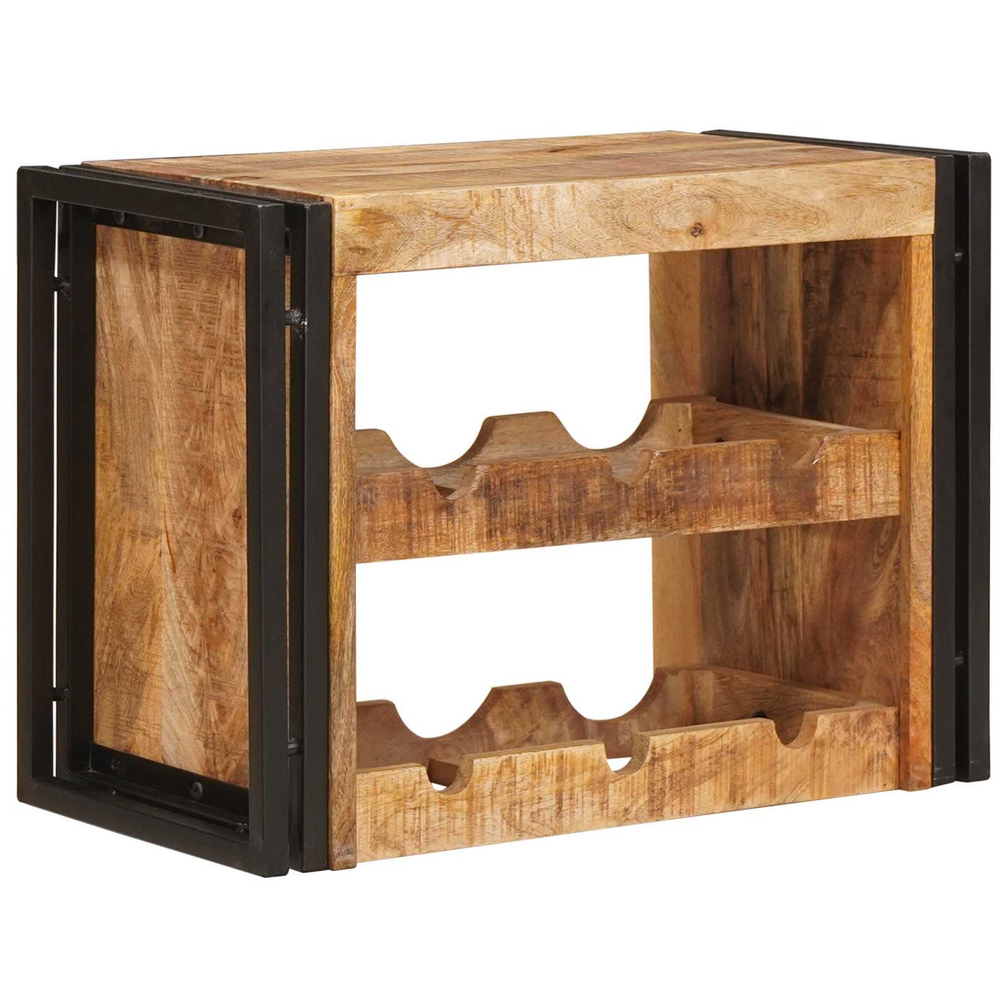 Vinfad Brun 60 x 45 x 33 cm Solid Grov Mango Træ