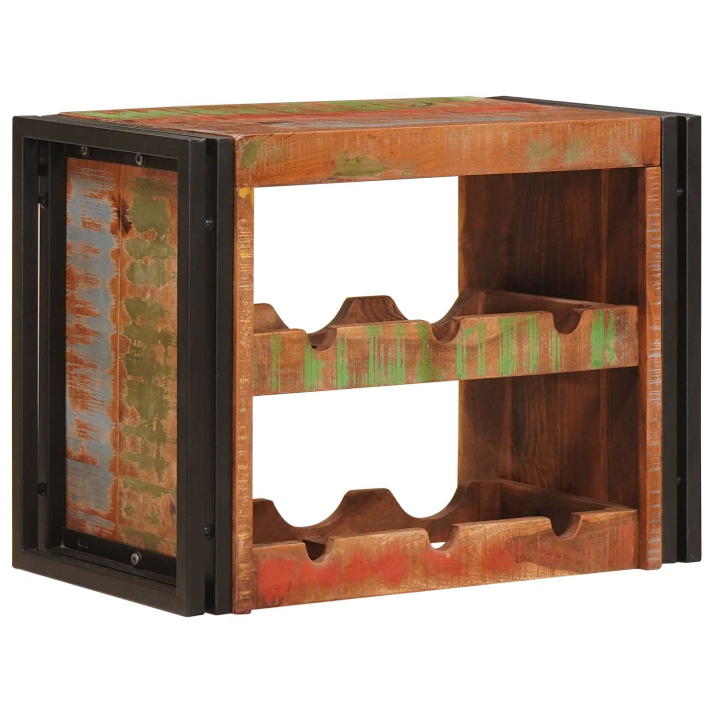 Vinfad Brun 60 x 45 x 33 cm Solid genvundet træ