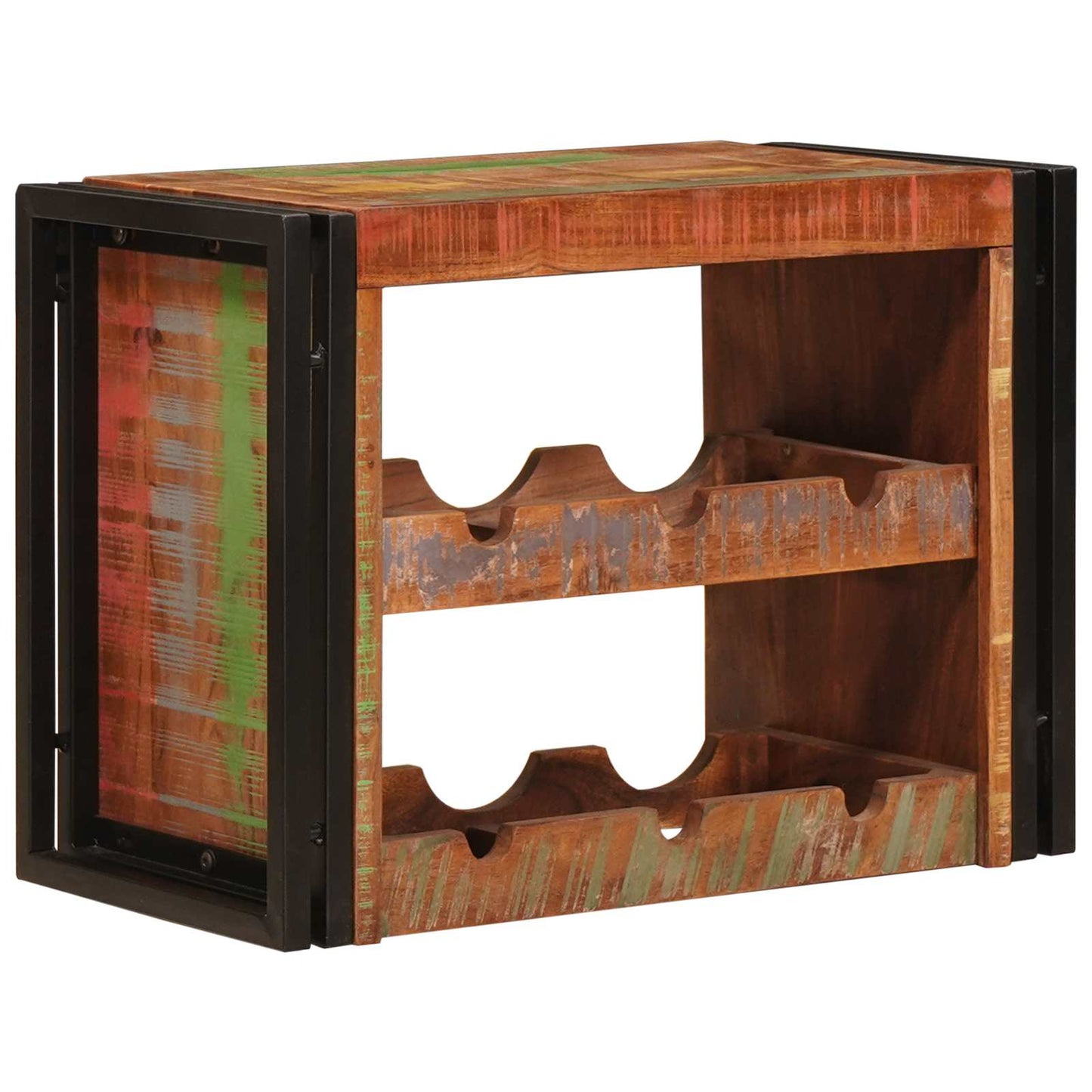 Vinfad Brun 60 x 45 x 33 cm Solid genvundet træ