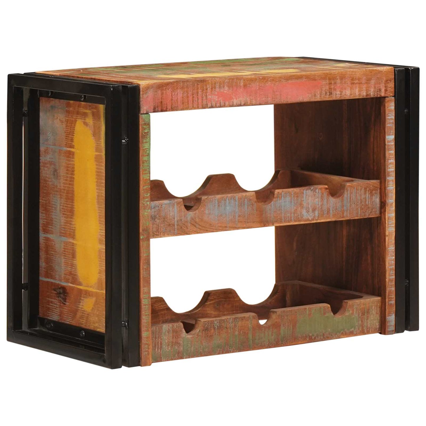 Vinfad Brun 60 x 45 x 33 cm Solid genvundet træ